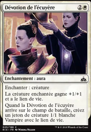 Dévotion de l'écuyère