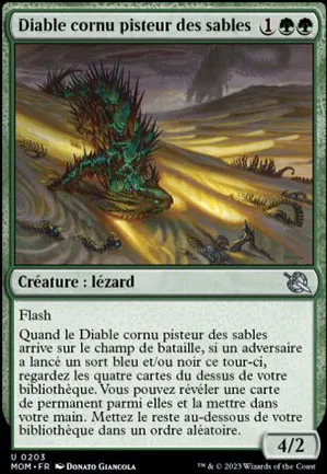 Diable cornu pisteur des sables