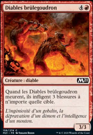 Diables brûlegoudron