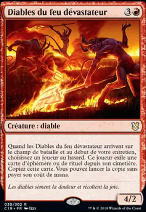 Diables du feu dévastateur