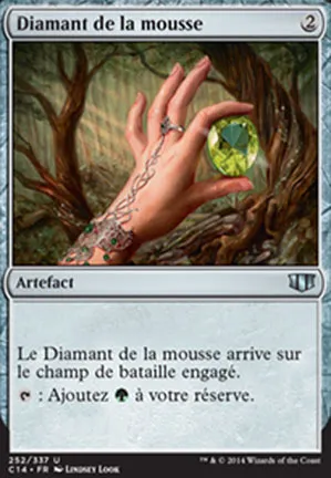 Diamant de la mousse