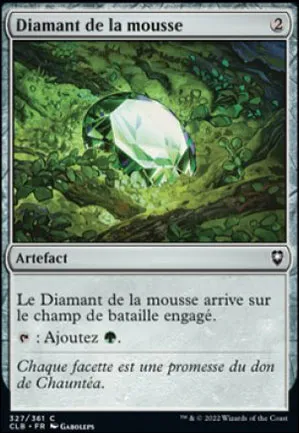 Diamant de la mousse
