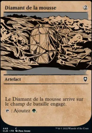 Diamant de la mousse