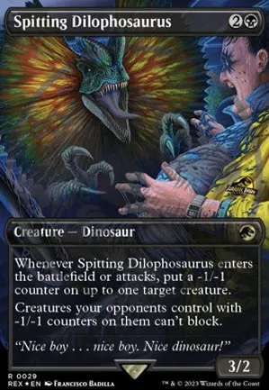 Dilophosaure cracheur