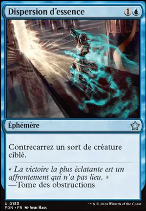 Dispersion d'essence