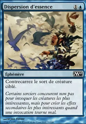 Dispersion d'essence
