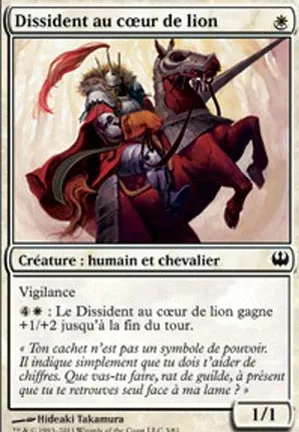 Dissident au cœur de lion