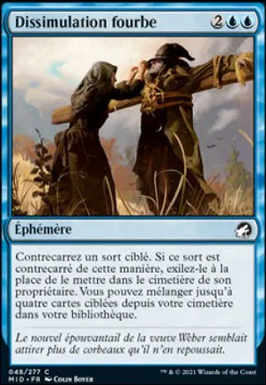 Dissimulation fourbe