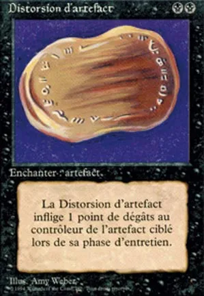 Distorsion d'artefact