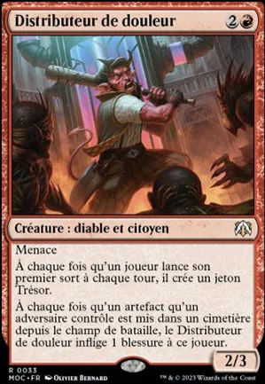 Distributeur de douleur