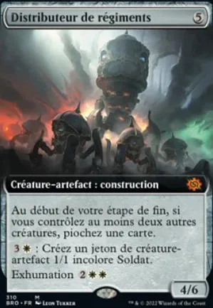 Distributeur de régiments