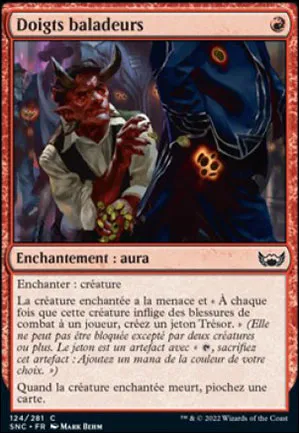 Doigts baladeurs