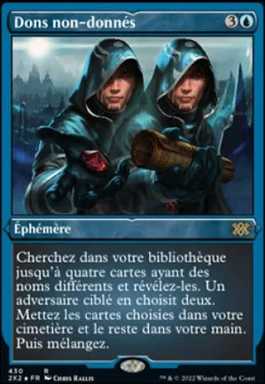 Dons non-donnés