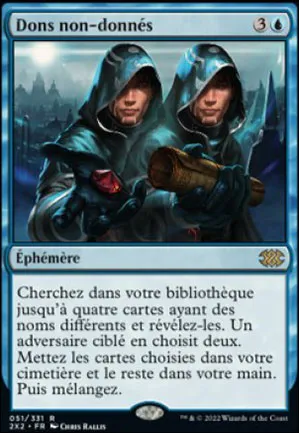 Dons non-donnés