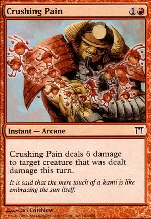 Douleur écrasante
