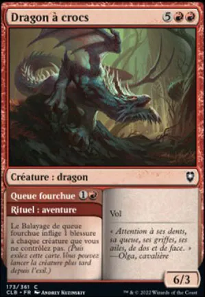 Dragon à crocs // Queue fourchue