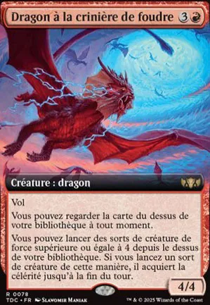 Dragon à la crinière de foudre