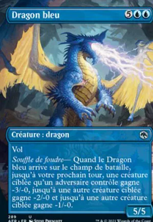 Dragon bleu