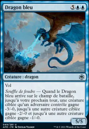 Dragon bleu