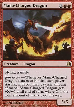 Dragon chargé au mana