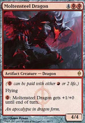 Dragon d'acier en fusion