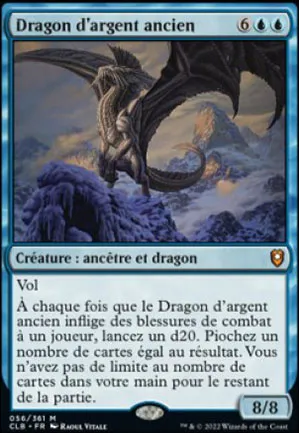 Dragon d'argent ancien