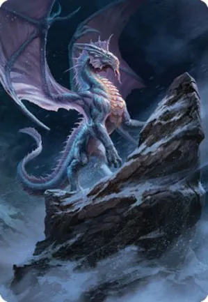 Dragon d'argent ancien - Illustration