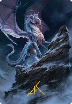 Dragon d'argent ancien - Illustration