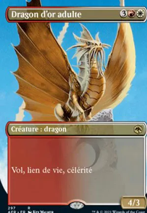 Dragon d'or adulte