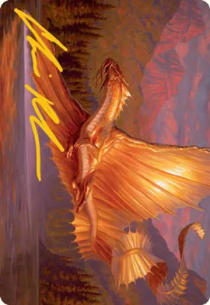 Dragon d'or adulte - Illustration