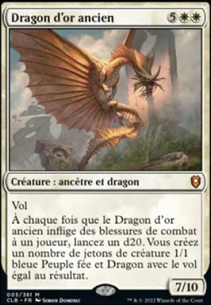 Dragon d'or ancien
