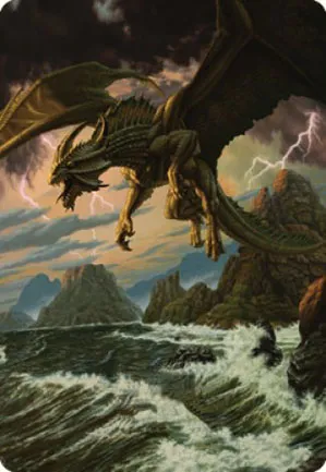 Dragon de bronze ancien - Illustration