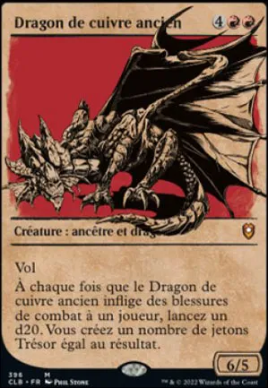 Dragon de cuivre ancien