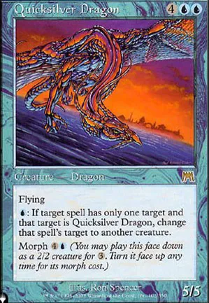 Dragon de vif-argent