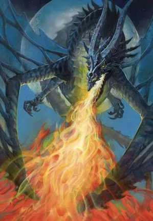 Dragon du bûcher - Illustration