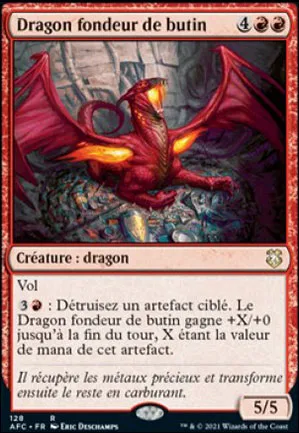 Dragon fondeur de butin
