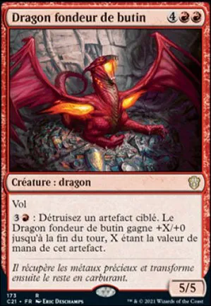 Dragon fondeur de butin