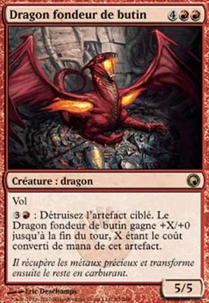 Dragon fondeur de butin
