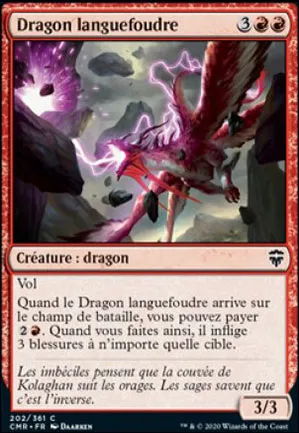 Dragon languefoudre