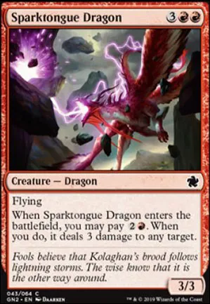 Dragon languefoudre