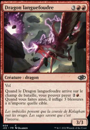 Dragon languefoudre