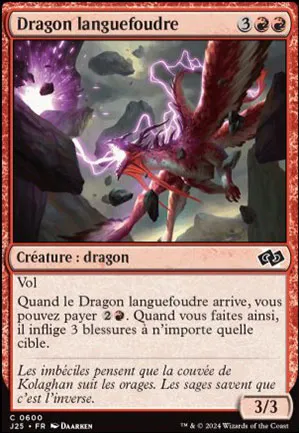 Dragon languefoudre