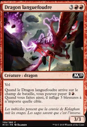 Dragon languefoudre