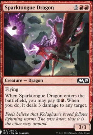 Dragon languefoudre