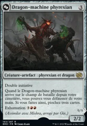 Dragon-machine phyrexian // Mishra, tombé aux mains de Phyrexia