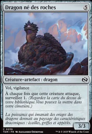 Dragon né des roches