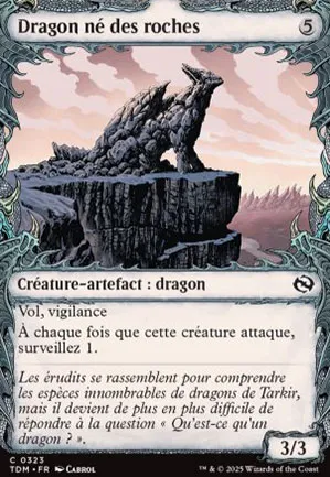 Dragon né des roches