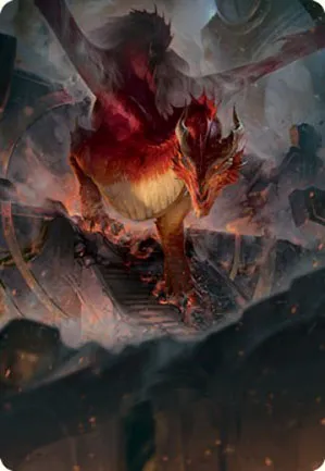 Dragon rouge - Illustration