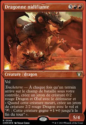 Dragonne nidifiante