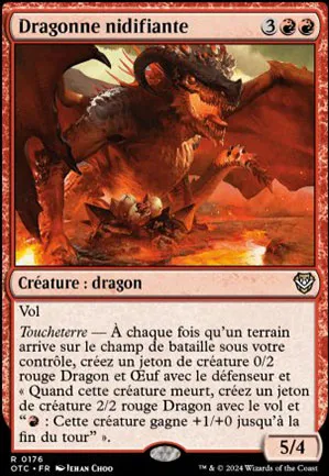 Dragonne nidifiante